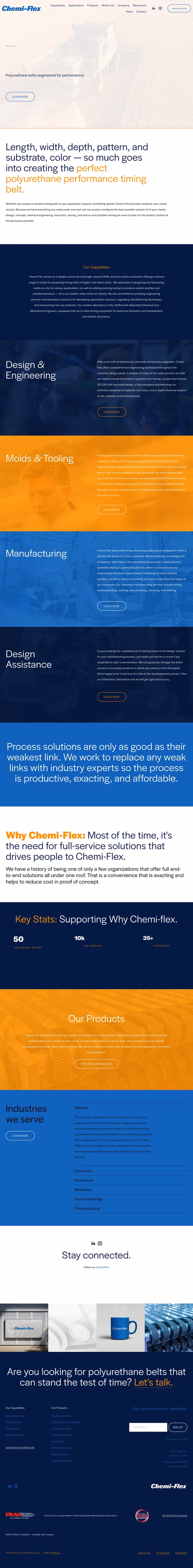 Chemi-Flex Homepage 1440px