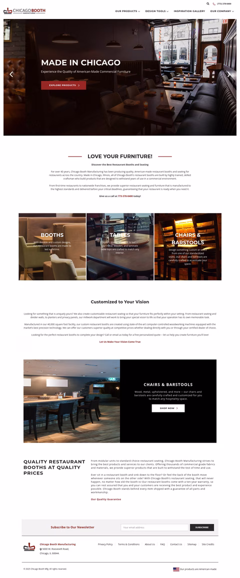 Chicago-Booth-Manufacturing Homepage 1440px