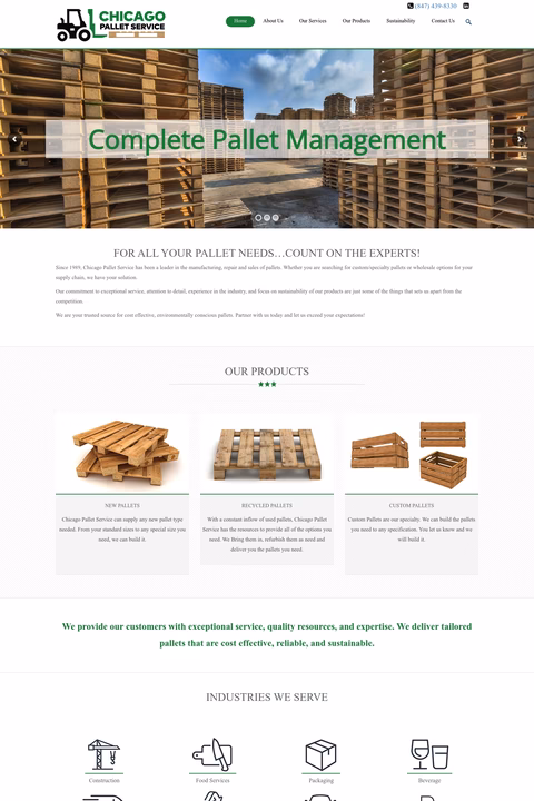 Chicago-Pallet-Services Homepage 1440px
