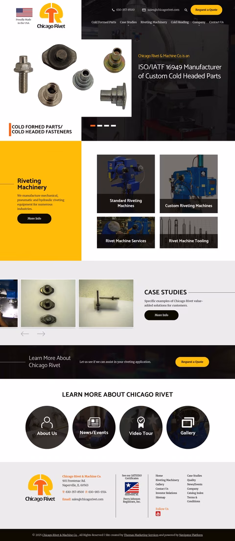 Chicago-Rivet-Machine-Co Homepage 1440px