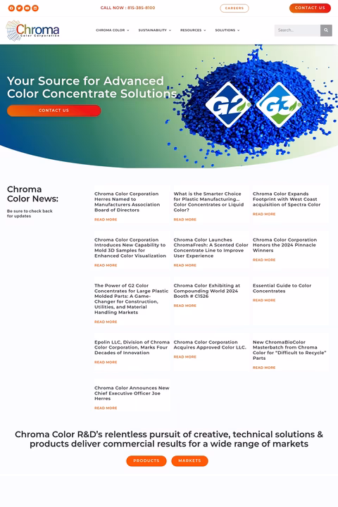Chroma-Color-Corporation Homepage 1440px