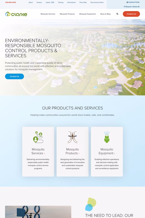 Clarke-Mosquito-Control Homepage 1440px
