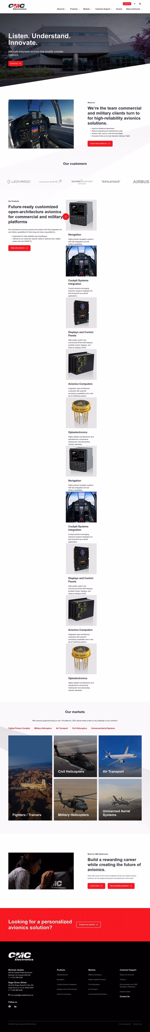 Cmc-Electronics Homepage 1440px