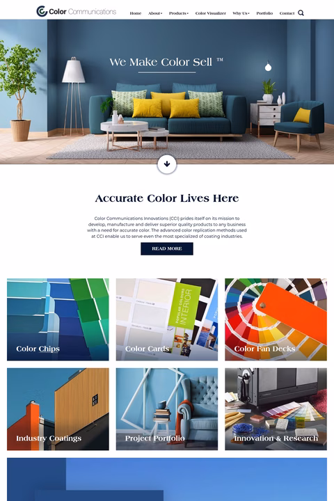 Color-Communications-Inc Homepage 1440px
