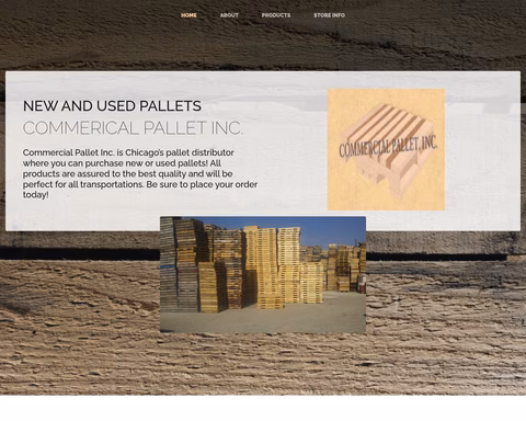 Commercial-Pallet-Inc Homepage 1440px