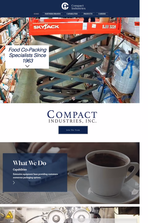 Compact-Industries Homepage 1440px