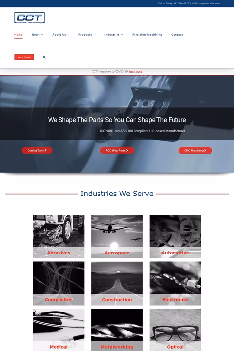 Composite-Cutter-Technology Homepage 1440px