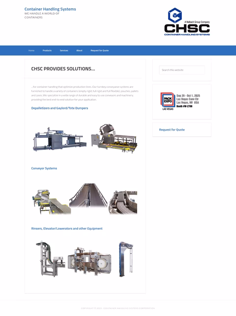 Container-Handling-Systems Homepage 1440px
