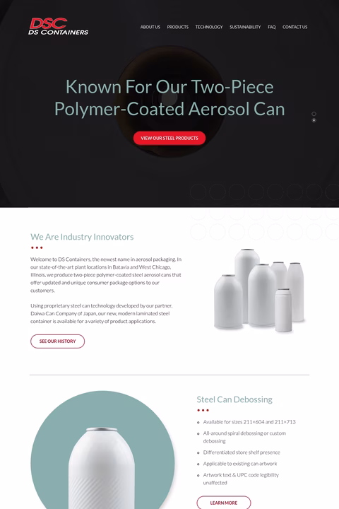 Ds-Containers Homepage 1440px