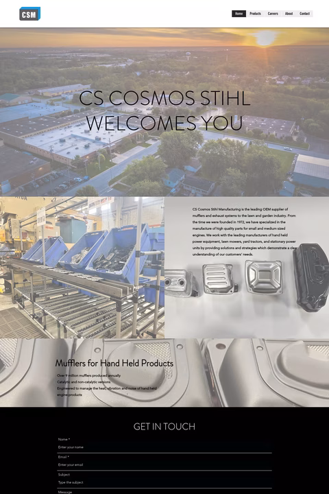 Cosmos-Manufacturing Homepage 1440px