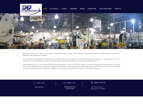 D-D-Manufacturing Homepage 1440px