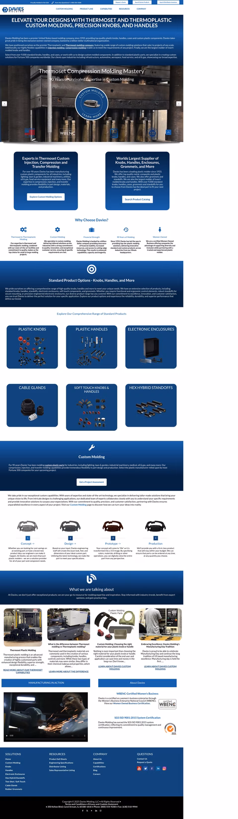 Davies-Molding Homepage 1440px