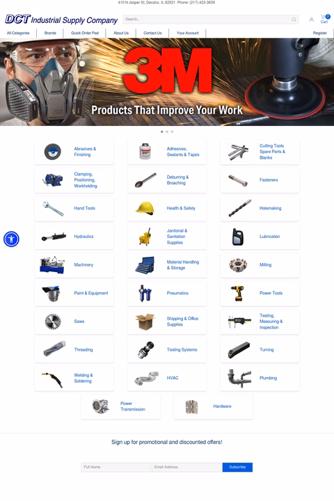 Dct-Supply Homepage 1440px
