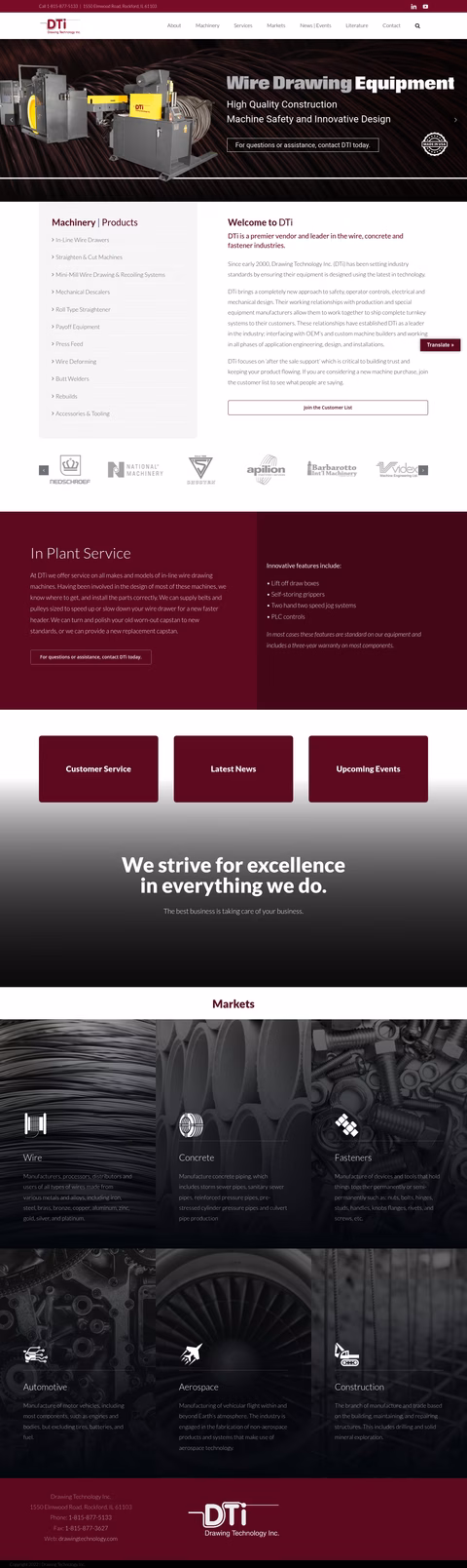 Drawing-Technology Homepage 1440px