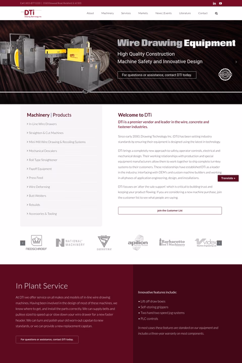 Drawing-Technology Homepage 1440px