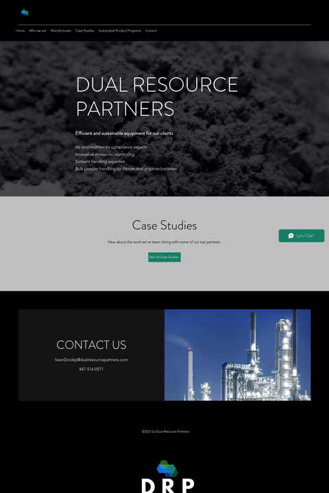 Dual-Resource-Partners Homepage 1440px