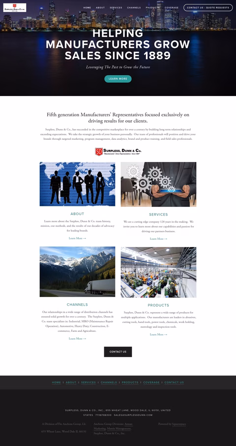 Surpless-Dunn-Co Homepage 1440px