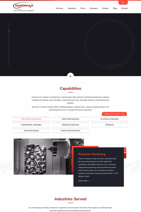 Dynomax-Inc Homepage 1440px