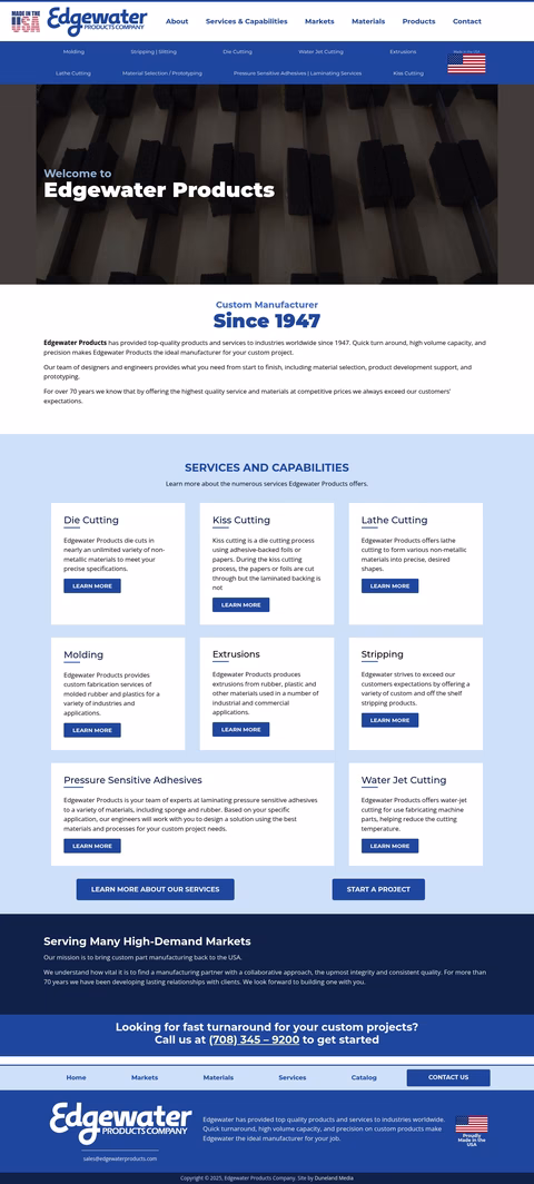 Edgewater-Products Homepage 1440px