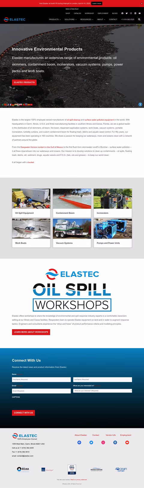 Elastec Homepage 1440px