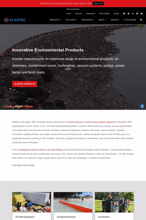 Elastec Homepage 1440px