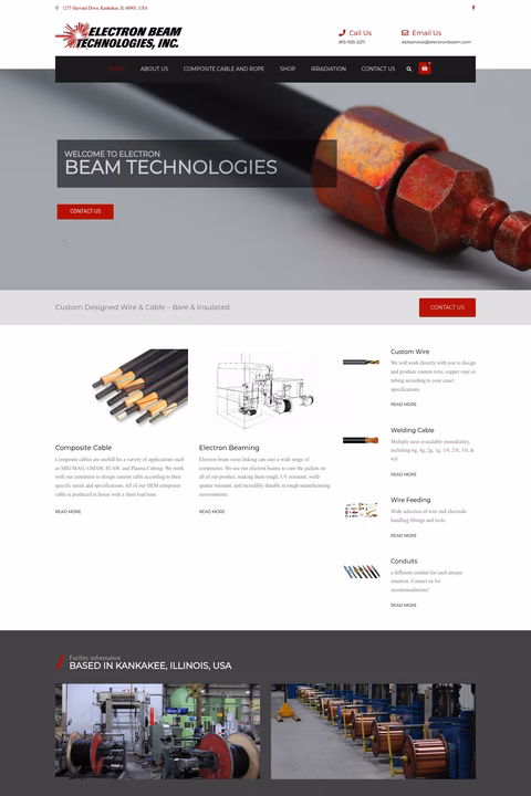 Electron-Beam-Technologies Homepage 1440px