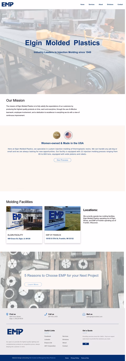 Elgin-Molded-Plastics Homepage 1440px