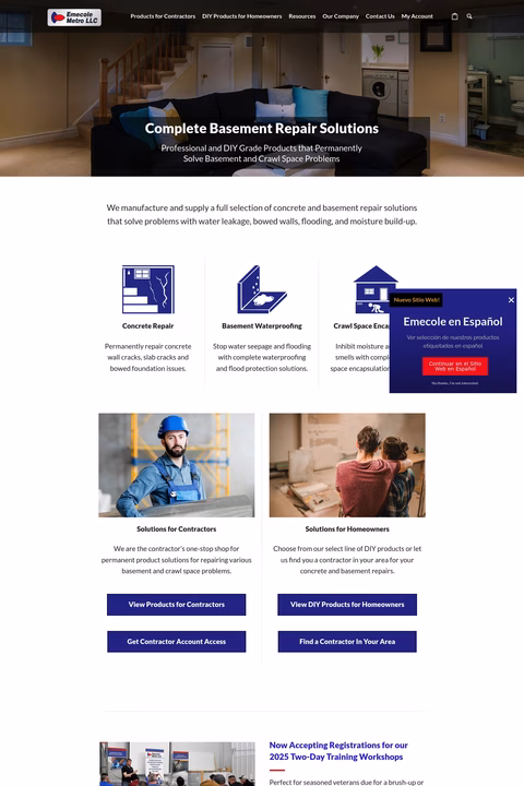 Emecole-Metro Homepage 1440px