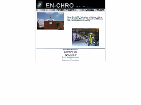 En-Chro-Plating Homepage 1440px
