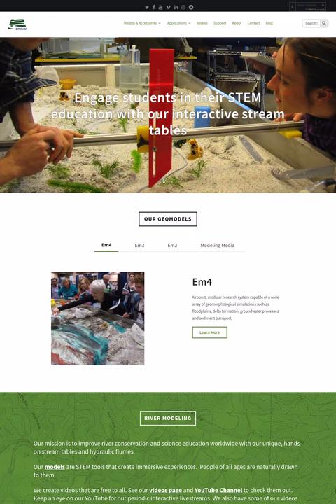 Emriver Homepage 1440px
