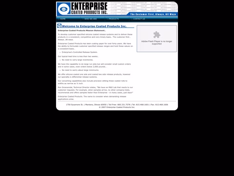 Enterprise-Coated-Products Homepage 1440px