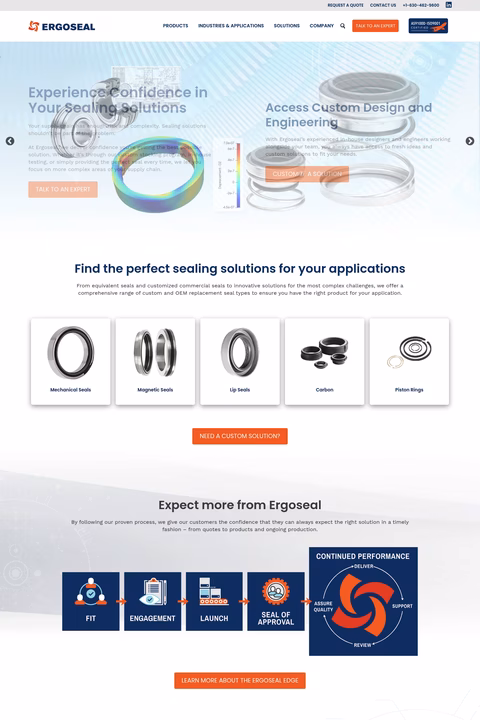 Ergoseal Homepage 1440px
