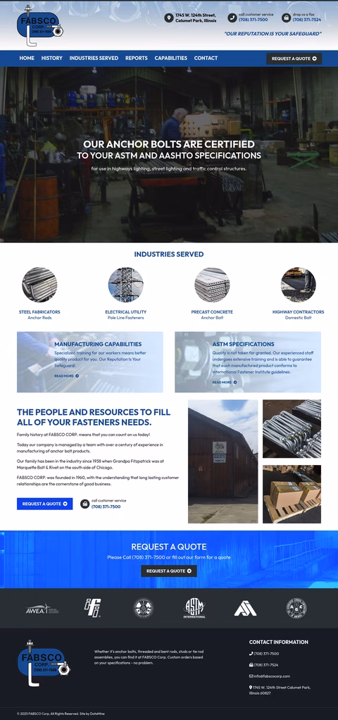 Fabsco Homepage 1440px