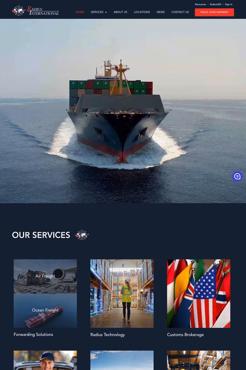 Radius-International Homepage 1440px