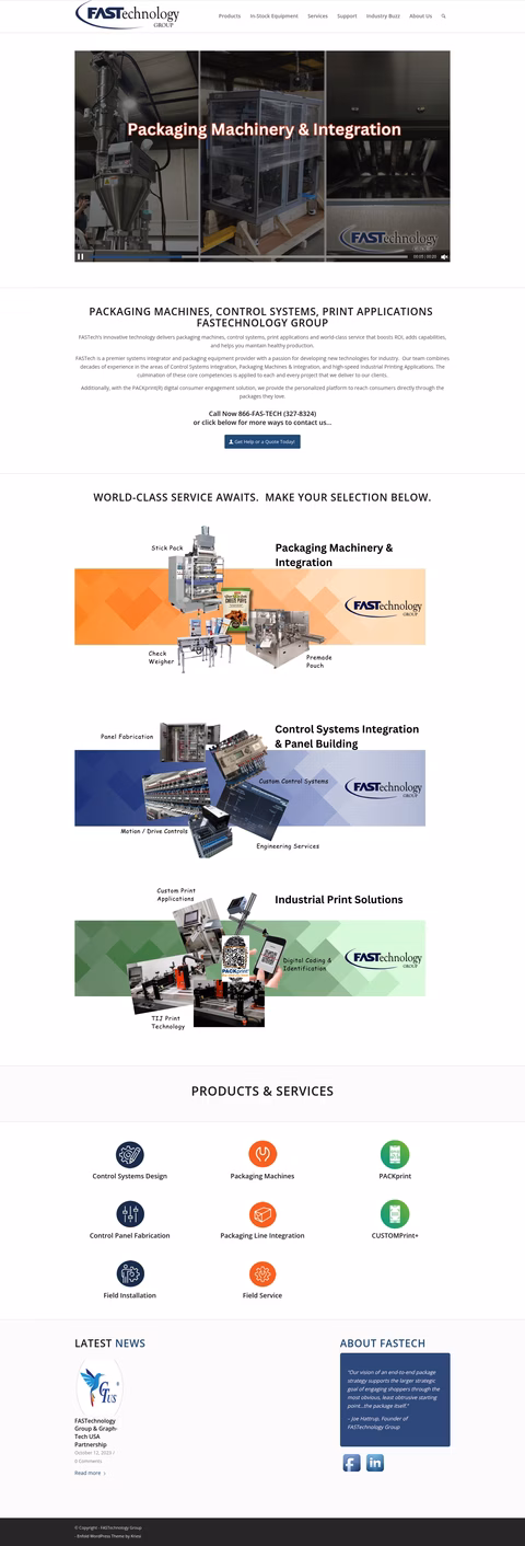 Fastechnology-Group Homepage 1440px