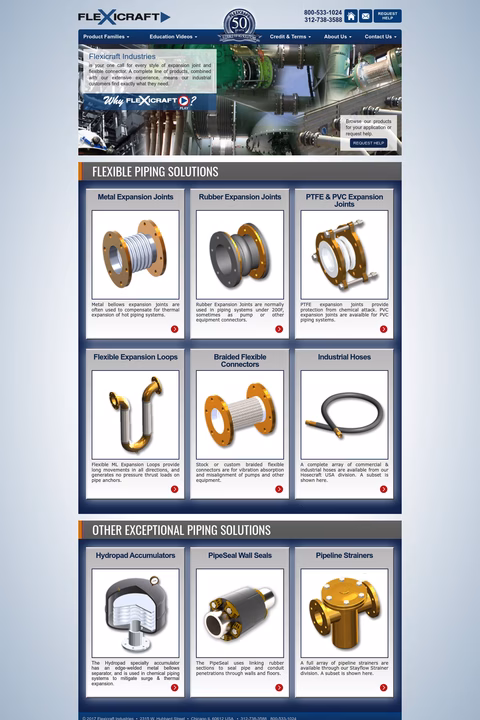 Flexicraft-Industries Homepage 1440px