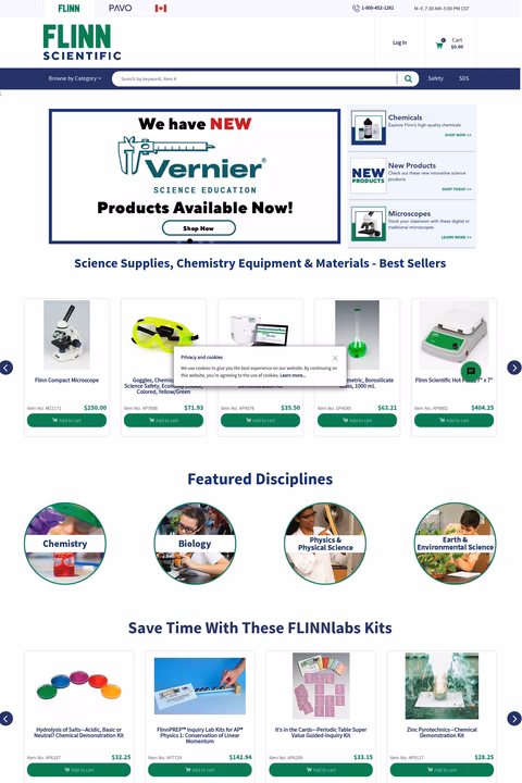 Flinn-Scientific Homepage 1440px