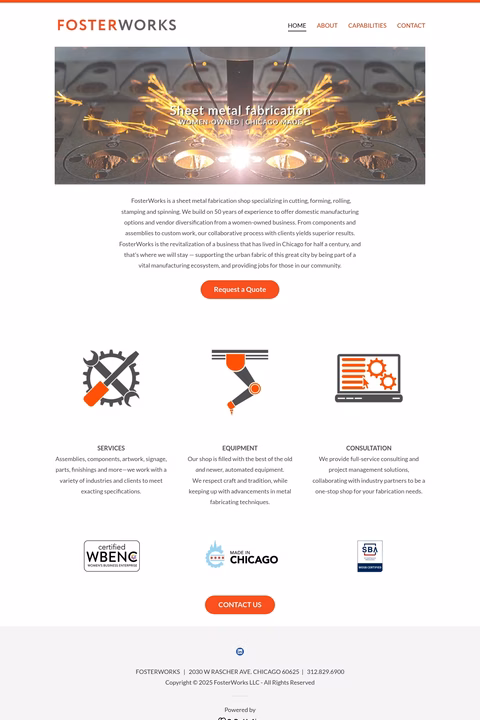 Foster-Works Homepage 1440px