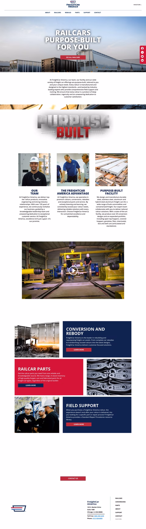 Freightcar-America-Inc Homepage 1440px