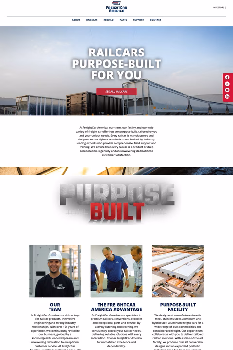 Freightcar-America-Inc Homepage 1440px