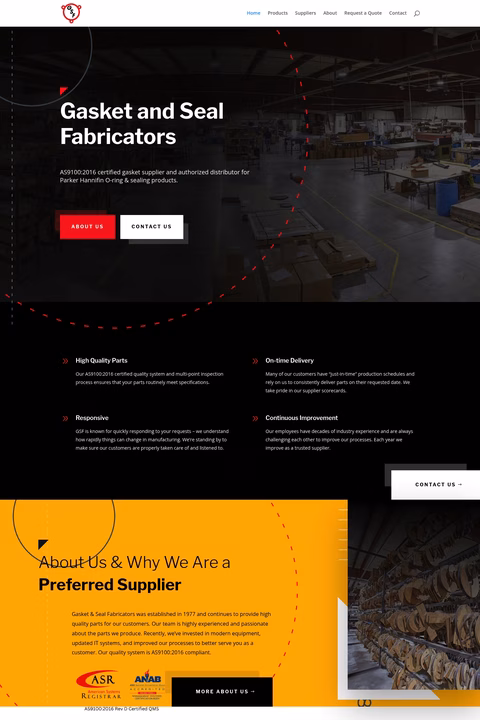 Gasket-Seal-Fabricators Homepage 1440px