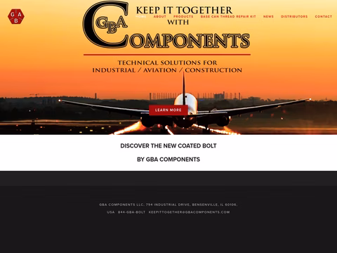 Gba-Components Homepage 1440px