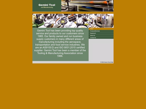 Gemini-Tool-Manufacturing Homepage 1440px