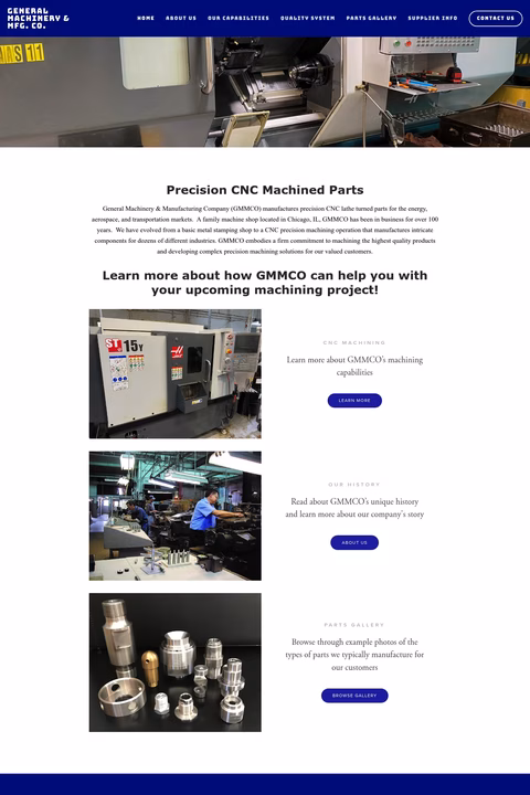 General-Machinery-Manufacturing-Co Homepage 1440px
