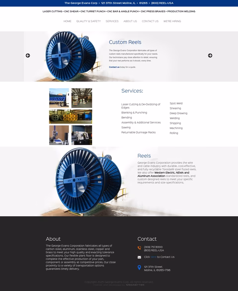 George-Evans Homepage 1440px