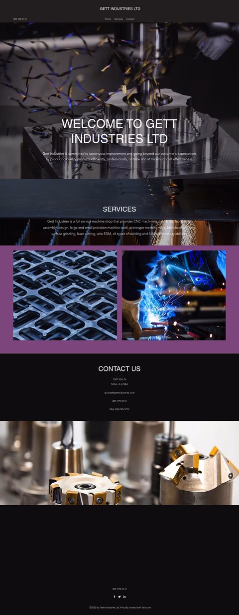 Gett-Industries Homepage 1440px