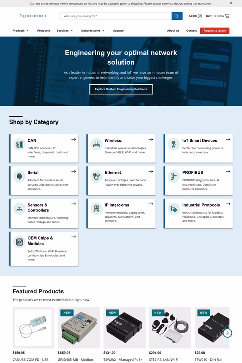 Grid-Connect Homepage 1440px