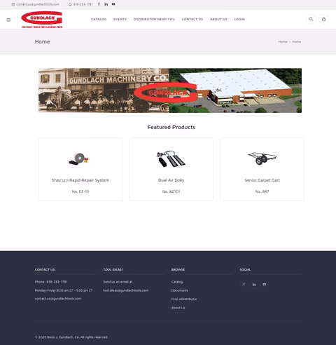 Beno-J-Gundlach-Co Homepage 1440px