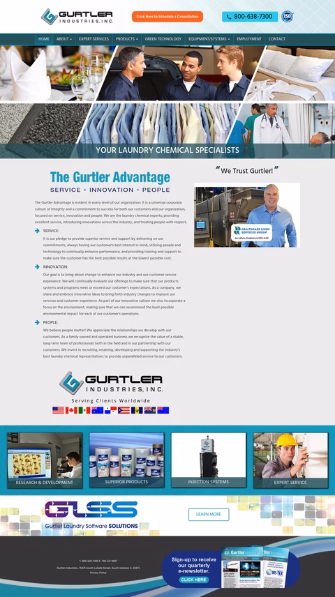 Gurtler-Industries Homepage 1440px
