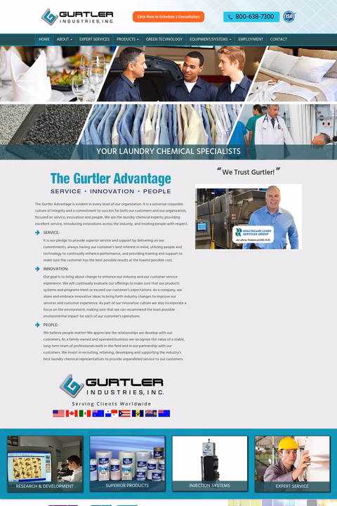 Gurtler-Industries Homepage 1440px